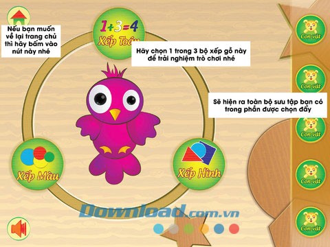 Bé xếp gỗ for iPad