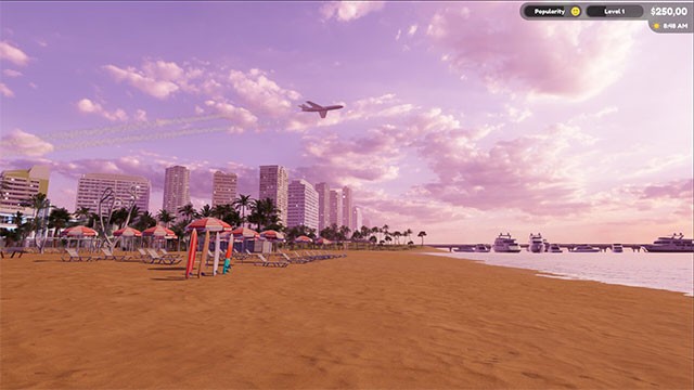 Beach Bar Simulator mô phỏng quán bar chill chill bên bờ biển Miami