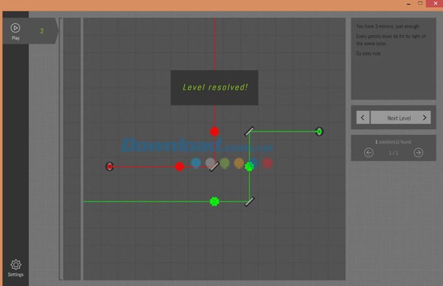 Thông báo hoàn thành bàn chơi