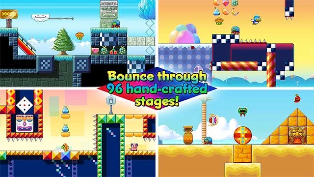 Bean Dreams for Android có gần 100 level nằm rải rác trong một chục thế giới