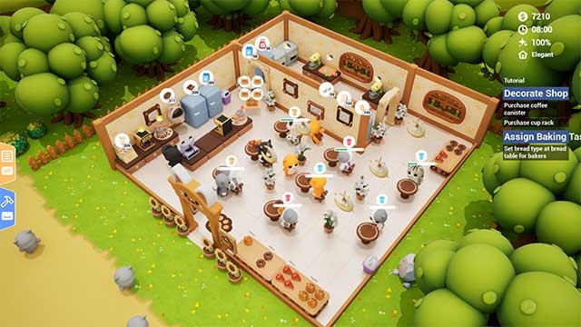 Bean Meets Paw là game quản lý quán cà phê mèo cực kỳ dễ thương