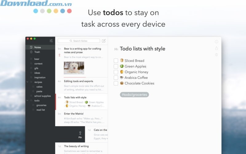 Sử dụng todo list để tiếp tục công việc của bạn