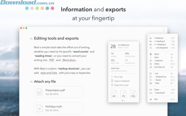 Chỉnh sửa và xuất với vài lần chạm