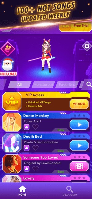 Beat Blader 3D có hàng nghìn bài hát cho bạn thưởng thức