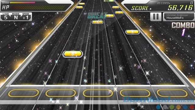 Thiết lập bàn chơi 4, 5 hoặc 6 cột