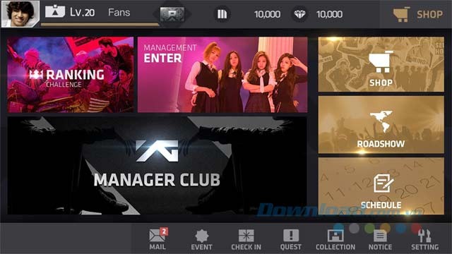 Quán lý nhiều nghệ sỹ