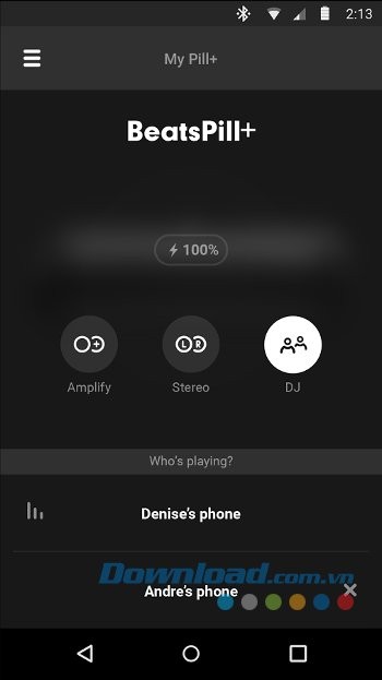 Quản lý loa với Beats Pill+