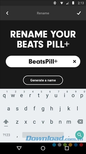 Đổi tên loa với Beats Pill+