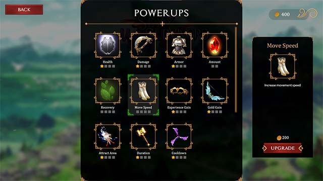 Nâng cấp các nữ anh hùng trong Beautiful Mystic Survivors game theo nhiều cách khác nhau