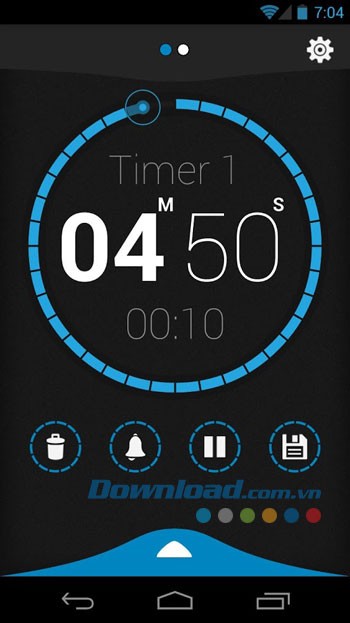 Giao diện ứng dụng Beautiful Timer trên Android