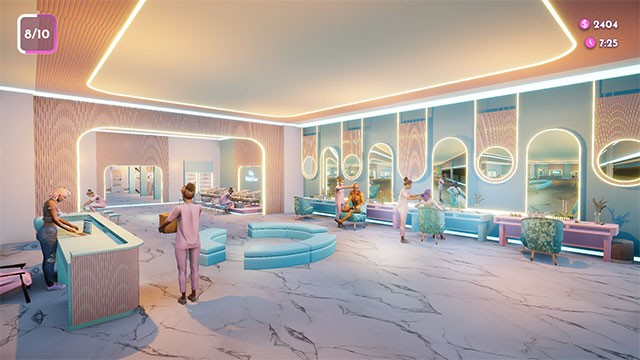 Thiết kế nội thất và trang trí không gian hiện đại của thẩm mỹ viện