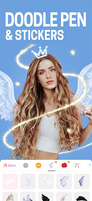 Dùng Doodle Pen để vẽ lên ảnh