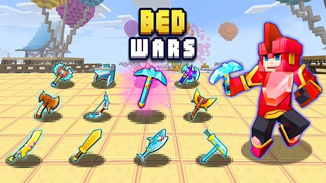 Bed War game sở hữu kho vũ khí và item cực kỳ phong phú để lựa chọn