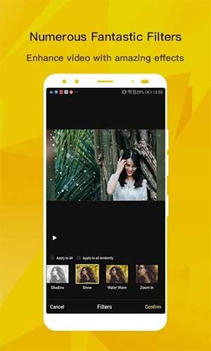 Nhiều bộ lọc đa dạng