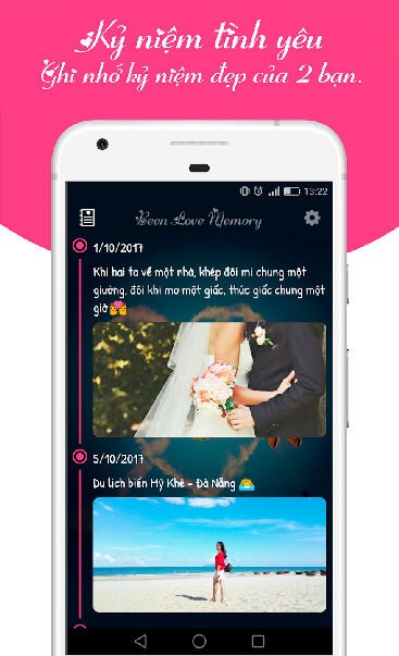 Ghi nhớ kỷ niệm đẹp của 2 người