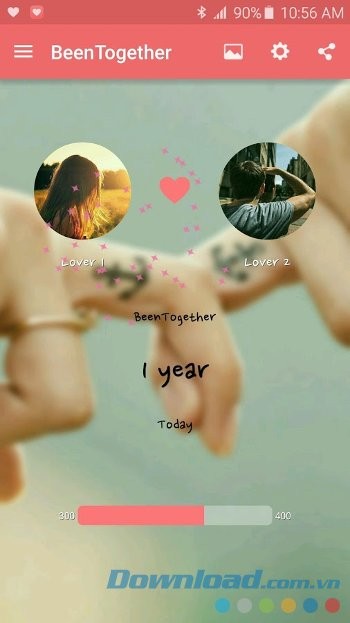 Been Together ứng dụng sửa ảnh độc đáo