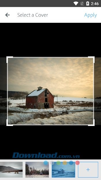 Thiết lập ảnh bìa cho trang cá nhân trên Behance