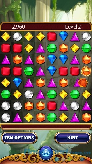 Game xếp kim cương kinh điển