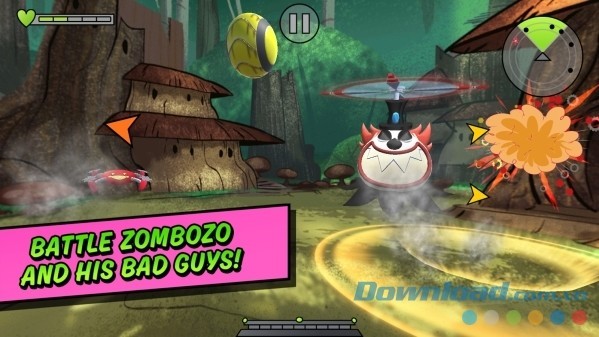 Mục tiêu của Ben 10: Alien Experience cho Android là tiêu diệt tên hề và đội quân robot độc ác của hắn