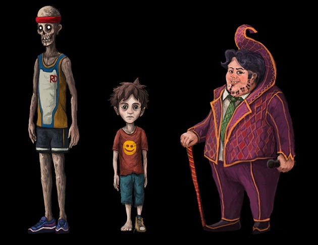 3 nhân vật chính trong game Ben and Ed