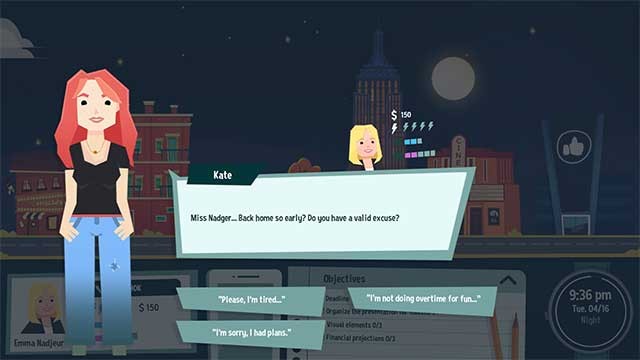 Vào vai 4 nhân vật và quản lý cuộc sống hàng ngày của 4 người này