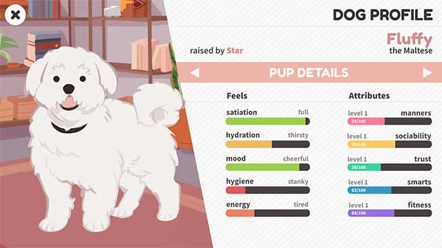 Dành thời gian chăm sóc chú chó cưng để tăng chỉ số tìm cảm của hai bạn