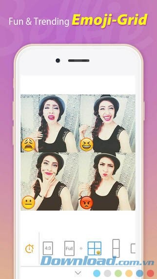 Ghép ảnh với Emoji