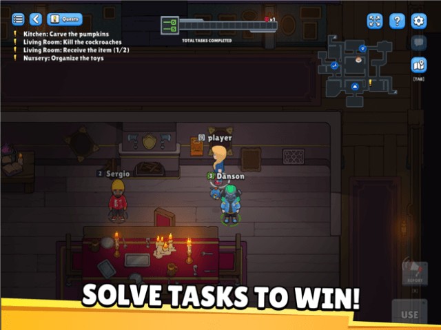 Giải quyết tất cả các nhiệm vụ để giành chiến thắng