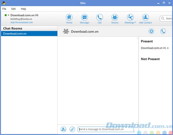 Phòng chat của Biba