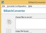 BiBatchConverter 4.50 - Chuyển đổi tài liệu sang ảnh