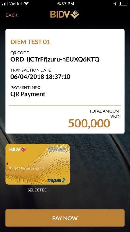 Thanh toán tiện dụng bằng BIDV Pay Plus