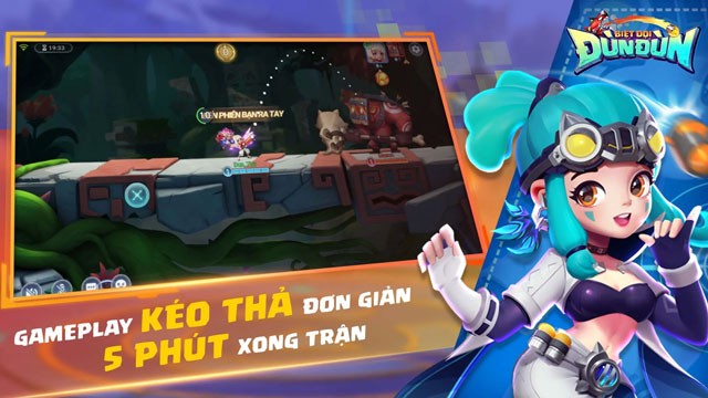 Gameplay kéo thả đơn giản, 5 phút xong trận