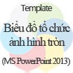 Biểu đồ tổ chức ảnh hình tròn - Template