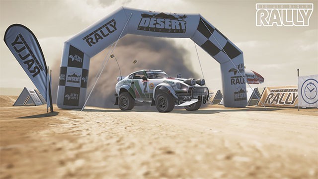 Khám phá những mẫu xe đua thể thao và đường đua độc đáo chỉ có trong Big Air Desert Rally game
