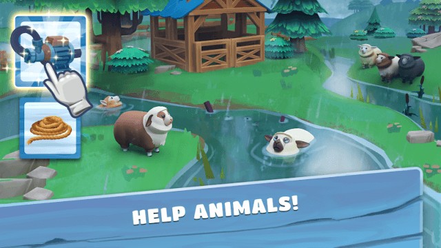 Giúp đỡ các động vật dễ thương trong trang trại Big Farm: Home & Garden