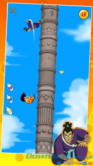 Điều khiển nhân vật leo tháp