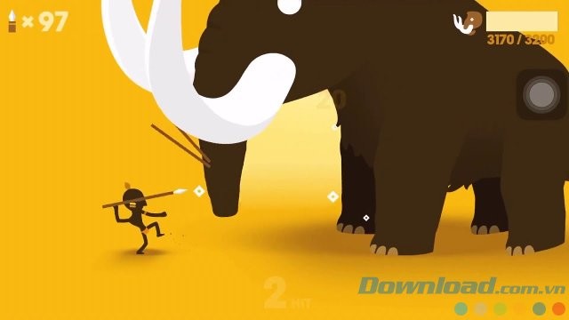 Big Hunter có lối chơi tương tự Angry Birds