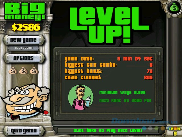 Lên cấp và mở khóa level mới