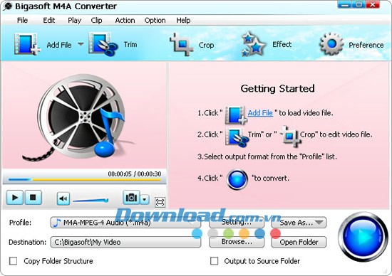 Bigasoft M4A Converter