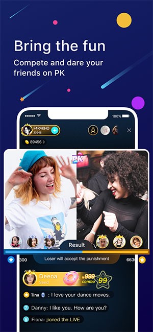 Tương tác thật vui trên BIGO LIVE