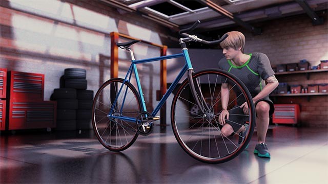 Nâng cấp hoặc mua xe đạp mới để giao hàng nhanh hơn trong Bike Messenger game
