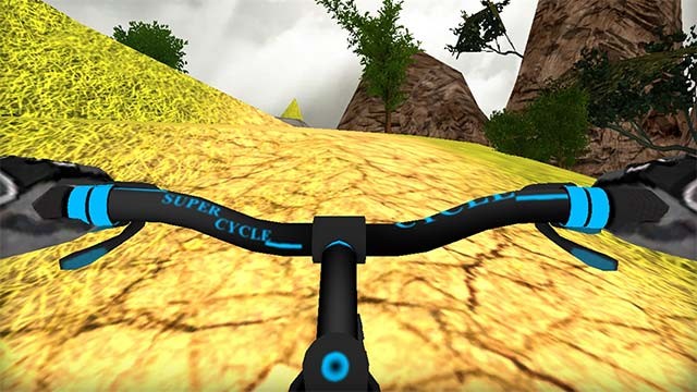 Chơi game Bike Offroad Racing ở góc nhìn thứ nhất trực quan