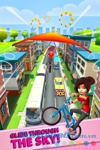 Trượt trên bầu trời Bike Racing cho Android