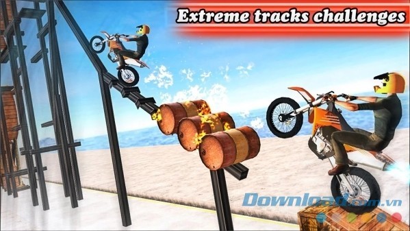 Thiết kế đồ họa tuyệt đẹp của Bike Stunt Tricks Master cho Android