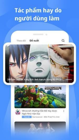 Xem những tác phẩm hay do chính người dùng làm