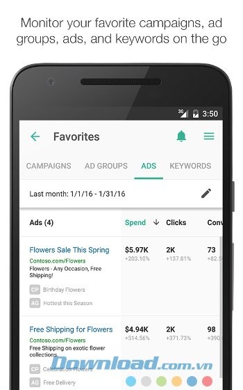 Quản lý chiến dịch hiệu quả với Bing Ads