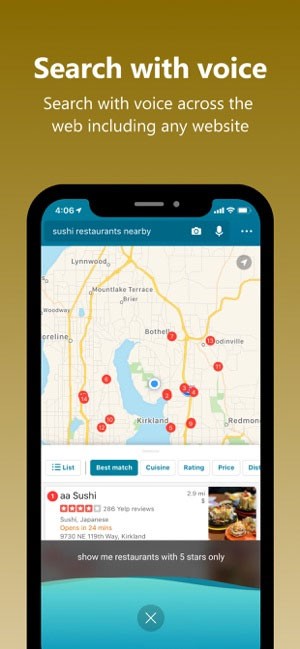 Tìm kiếm trên Bing bằng giọng nói