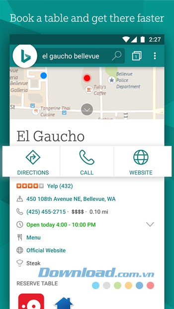 Sử dụng ứng dụng Bing Search trên Android