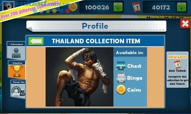 Thu thập các vật phẩm hấp dẫn tong mỗi căn phòng