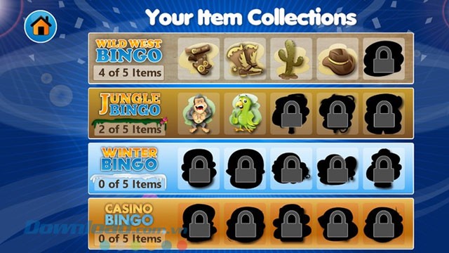 Thu thập vật phẩm trong từng phòng